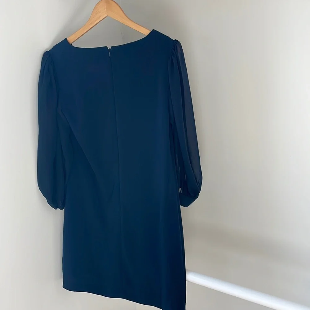Ann Taylor Factory Size 2P Navy Blue Dress